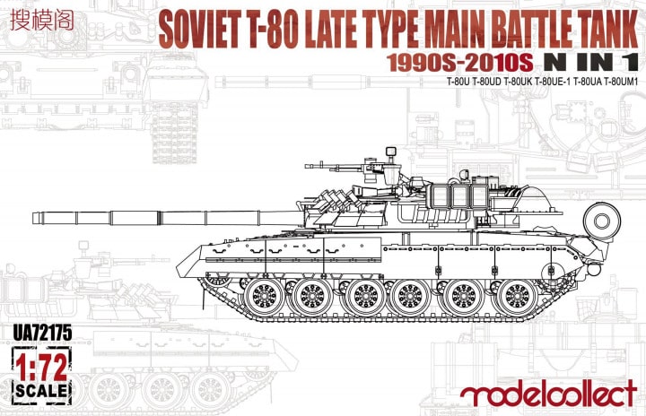 Soviet T-80 Late Type Main Battle Tank 1990s-2010s