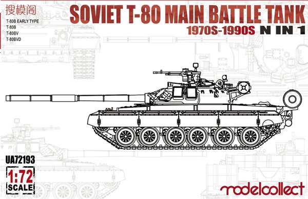 Soviet T80 Main Battle Tank 1970s-1980s