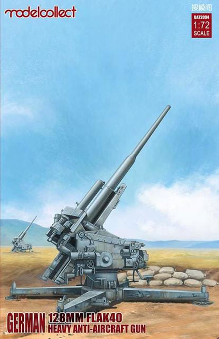 WWII German 128mm Flak40 Heavy Anti-Air Gun
