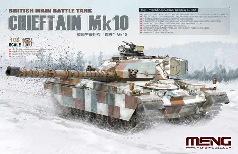 Chieftain Mk 10 British Main Battle Tank