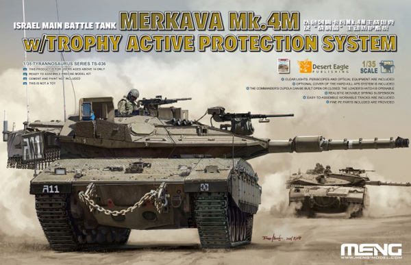 Merkava Mk 4M Israeli Main Battle Tank w/Trophy Active Protection System