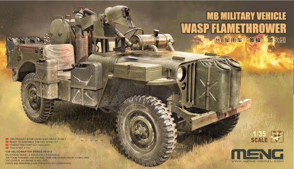 Wasp Flamethrower MB Military Vehicle (New Tool)
