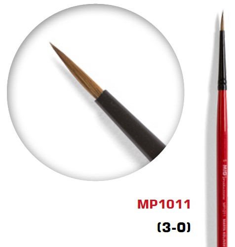 Size 3/0 Marta Kolinsky Brush