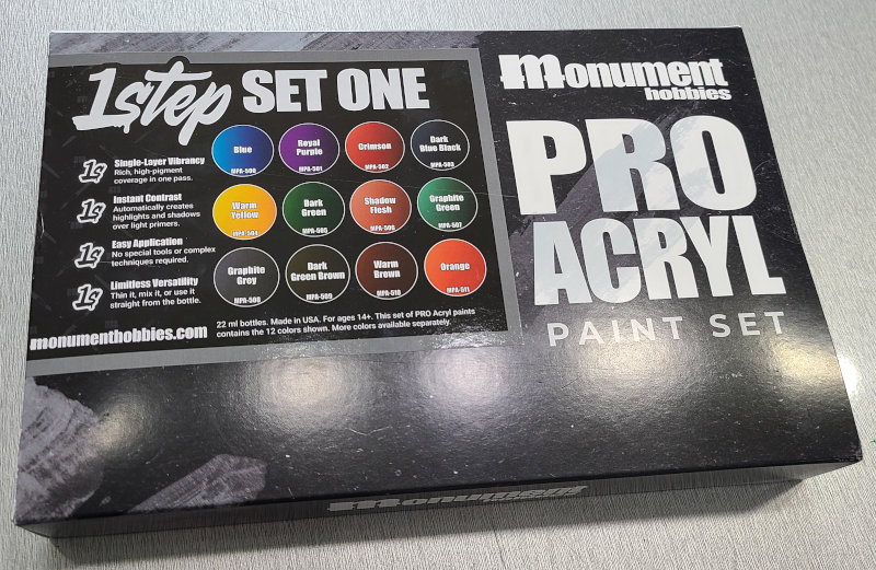 Monument Hobbies 1-Step - Paint Set 1