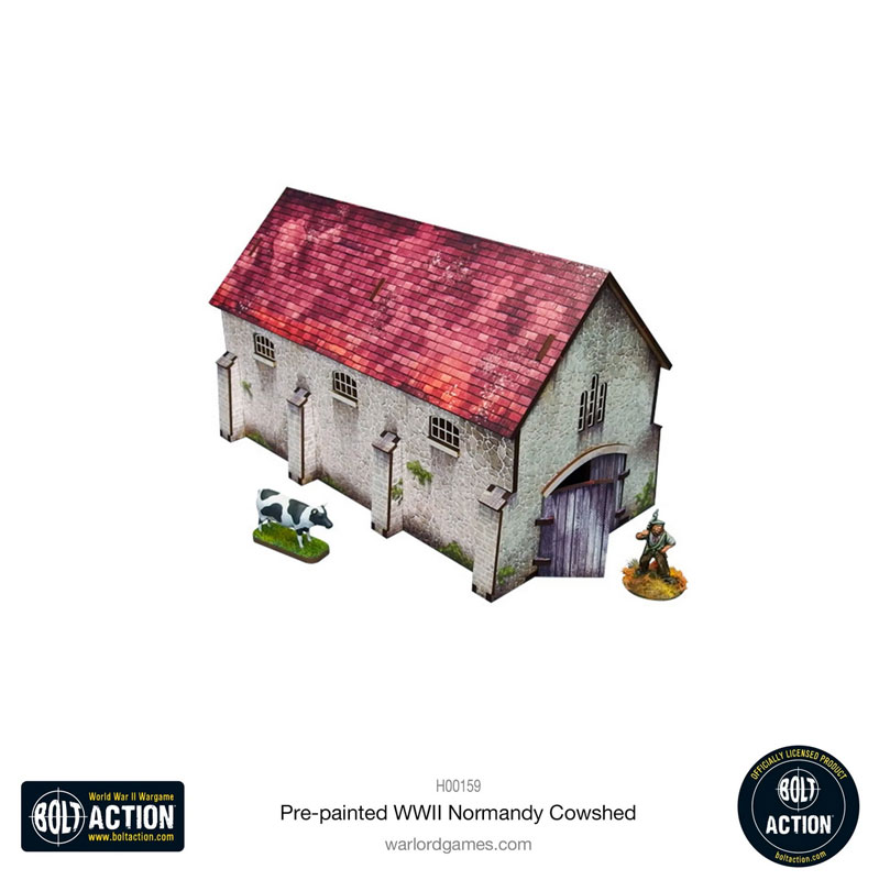Micro Art Studio WWII Normandy Cowshed