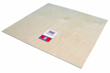 Craft Plywood, 12 x 12 x 0.125 Inches