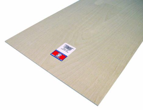 Craft Plywood, 12 x 24 x 0.125 Inches