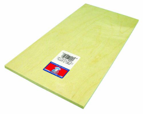 Craft Plywood, 6 x 12 x 0.25 Inches