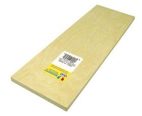 Birch Plywood, 3/8 x 4 x 12-Inch