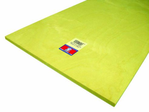 Craft Plywood, 12 x 24 x 0.375 Inches