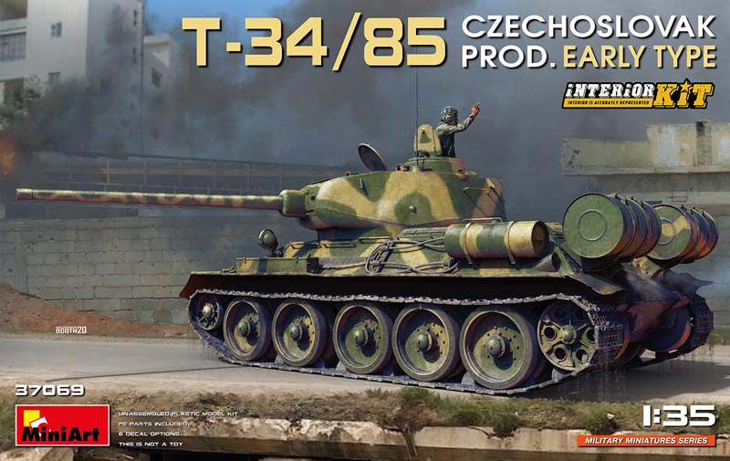 T-34/85 Czechoslovak Production Early Type [Interior kit]