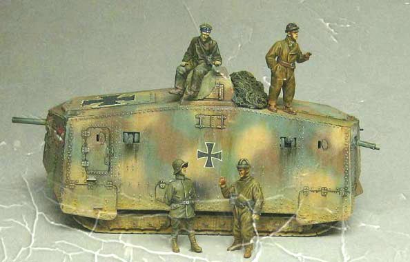 WWI German Tank Crew 1916-18