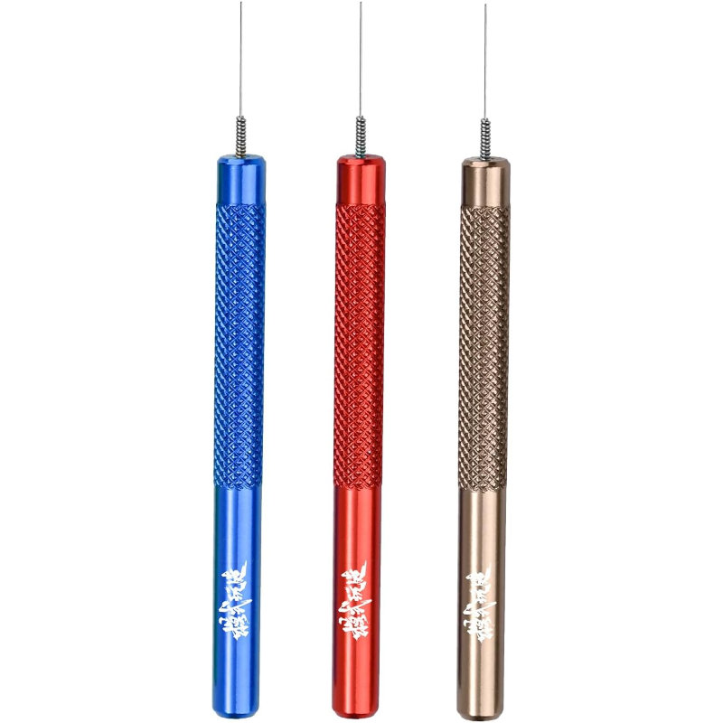 MichToy No-Name: 3-Piece 3 Colors Mini Precision Hobby Tool Set, Large Metal Applicator Needles for Adhesive Dispensing