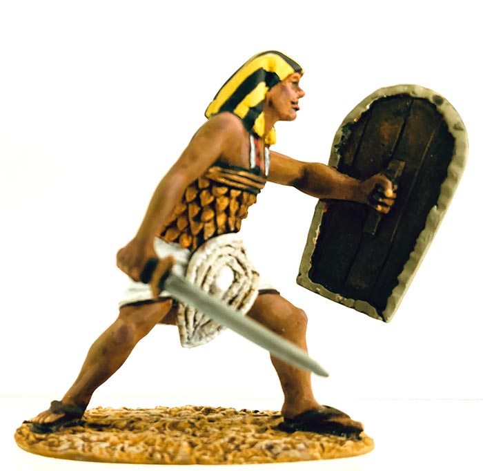 NK Egyptian Heavy Infantry in Armored Cuirass w/Sword Deluxe Sheild