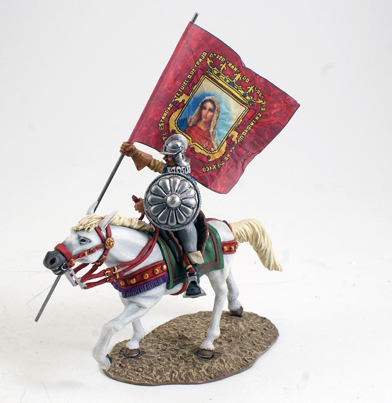 Mounted Conquistador with Standard