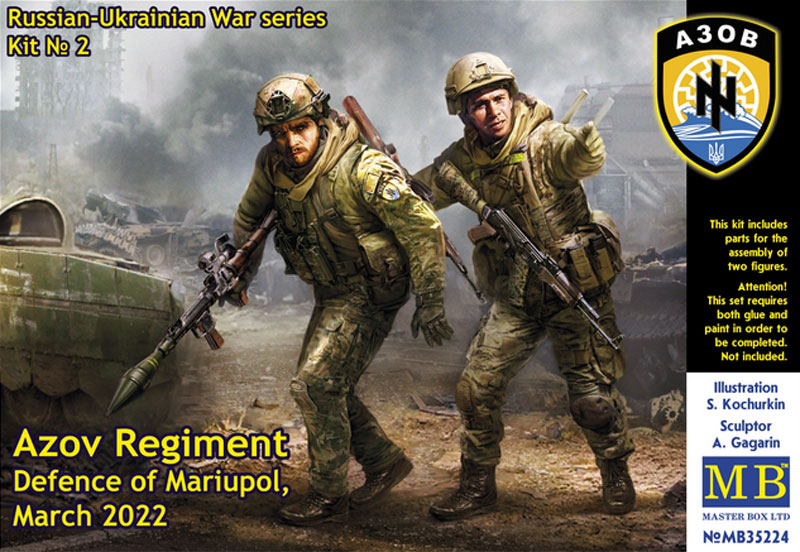 Russian-Ukrainian War: Azov Regiment Ukrainian Soldiers Defense of Mariupol March 2022