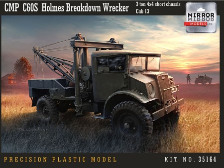 CMP C60S Cab 13 3-Ton 4x4 Short Chassis Holmes Breakdown Wrecker