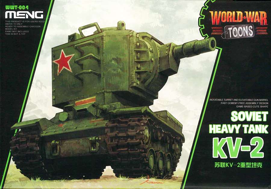 KV-2 Soviet Heavy Tank - World War Toon - Meng Model Kids Caricature Series