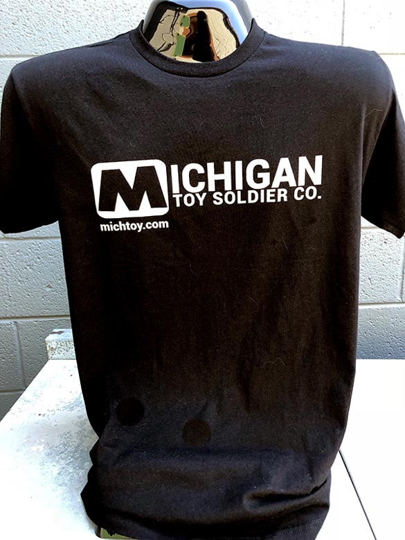 Michigan Toy Soldier Co T-Shirt-2018-Logo-Black-T-X-Large