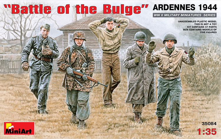 WWII Battle of the Bulge Soldiers, Ardennes 1944
