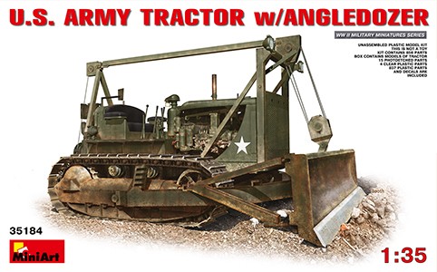 US Army Tractor w/Angle Dozer