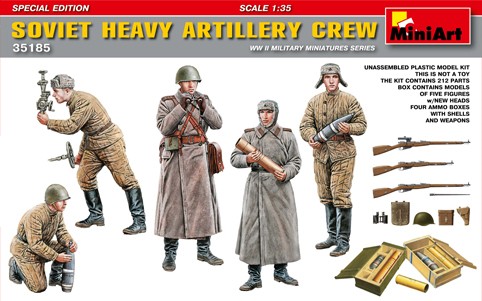 Soviet Heavy Artillery Crew (5) (Special Edition)