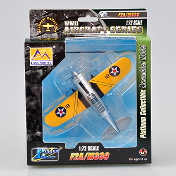 Brewster Buffalo F2A2/M339 VF2 USS CV2 (Built-Up Plastic)