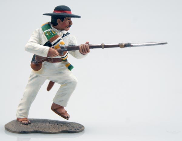 The Mexican Adventure 1861'67 Mexican Militia Charging with Rifle & Bayonet