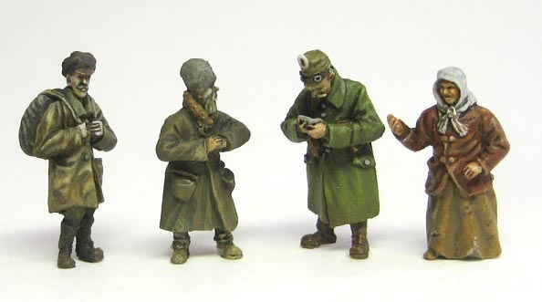WWI German Landsturm + Peasants