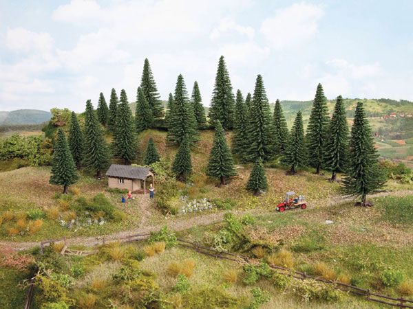 Mixed Forest 32811 N Scale Scenery 