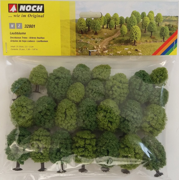 Deciduous Trees - 1-3/8 - 2in Tall