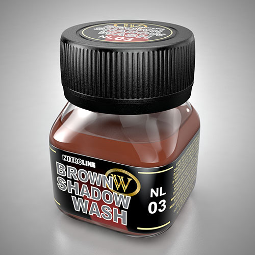 Nitroline Shadow Wash: Brown Wash 50ml Bottle