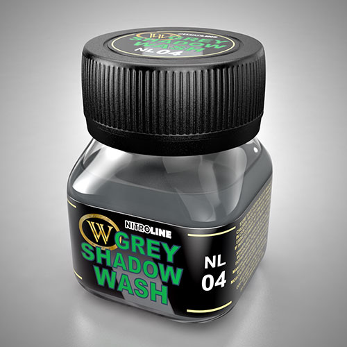 Nitroline Shadow Wash: Grey Shadow Wash 50ml Bottle