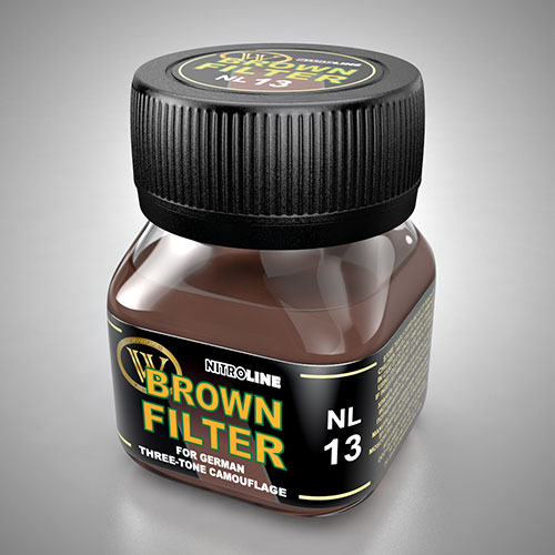 Nitroline: Brown Filter 50ml Bottle