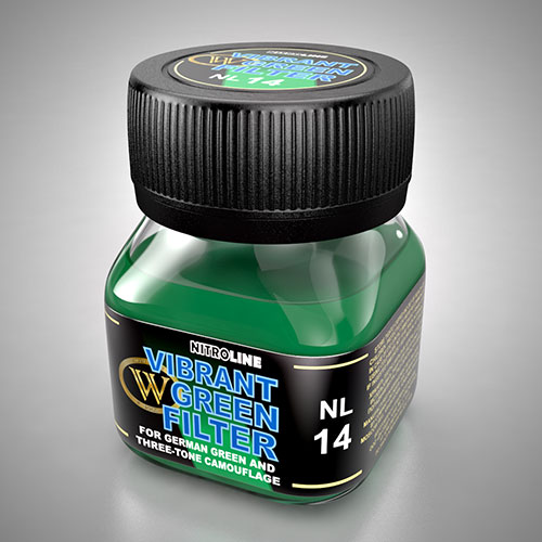 Nitroline: Vibrant Green Filter 50ml Bottle