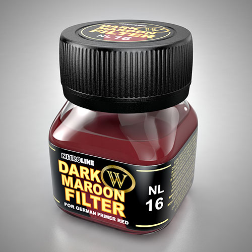 Nitroline: Dark Maroon Filter 50ml Bottle