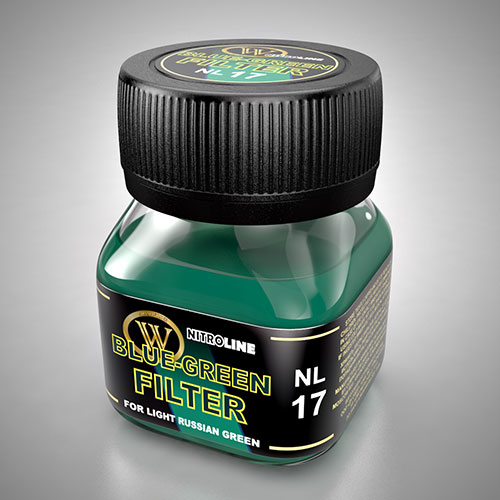 Nitroline: Blue-Green Filter 50ml Bottle