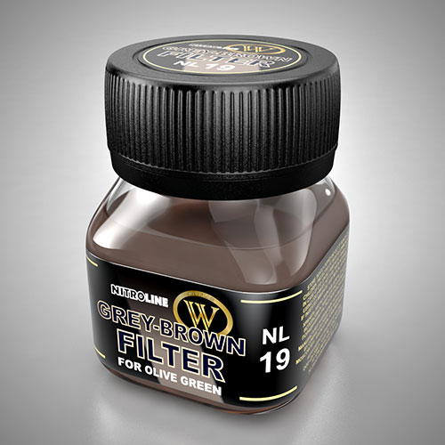 Nitroline: Grey-Brown Filter 50ml Bottle