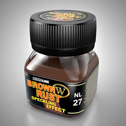 Nitroline Speckling Effect: Brown Rust 50ml Bottle