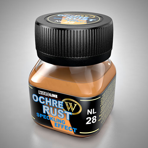 Nitroline Speckling Effect: Ochre Rust 50ml Bottle