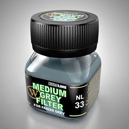 Nitroline: Medium Grey Filter 50ml Bottle