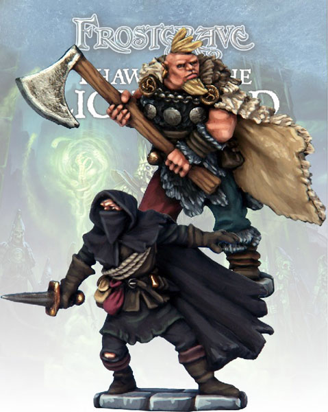 Frostgrave: Cultist Thief & Barbarian