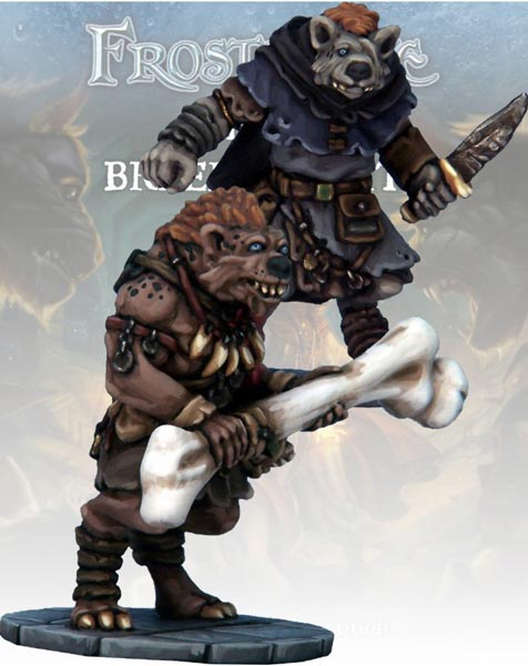 Frostgrave: Gnoll Thief & Barbarian