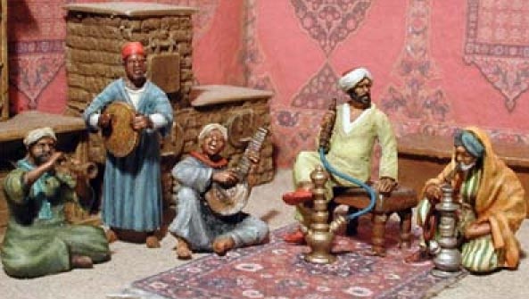 Arab Basar Shisha Smokers & Musicians - ONLY 1 AVAILABLE AT THIS PRICE