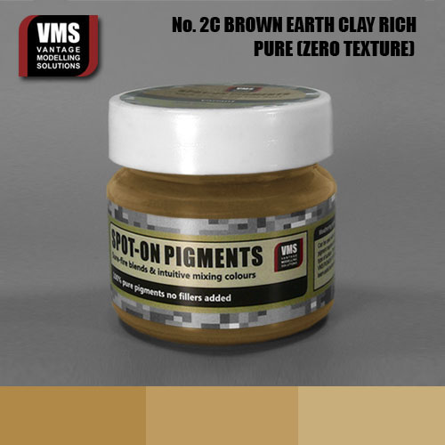 Spot-On Pigment- European Brown Earth Clay Rich Tone Pure Pigment