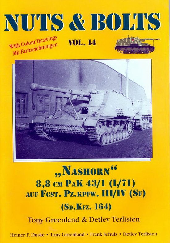 Nuts & Bolts Vol 14 NASHORN 8.8cm Pak 43/1 L/71 Ausf F Sd164