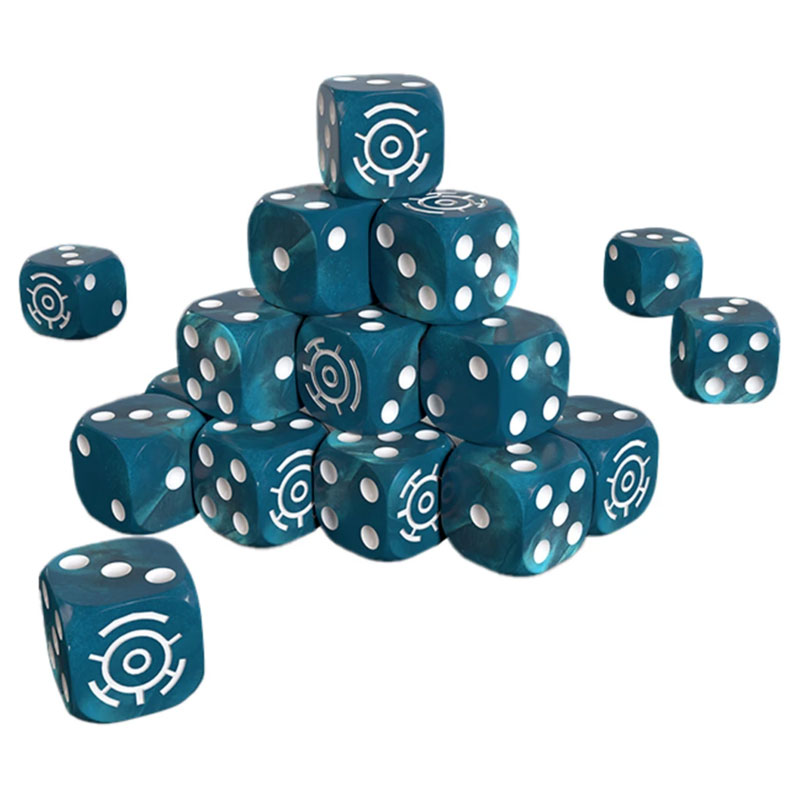 One Page Rules Grimdark Future: Robot Legions 16mm Dice Set (20)