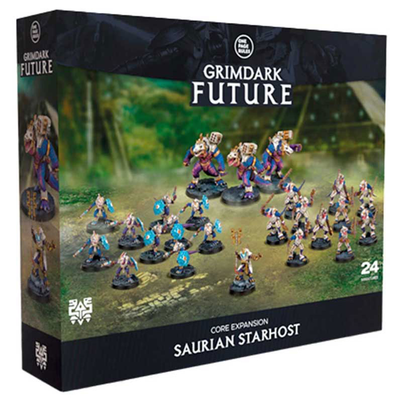 One Page Rules Grimdark Future: Saurian Starhost Core Expansion