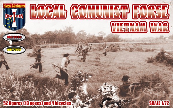 Vietnam War Local Communist Force & Bicycles