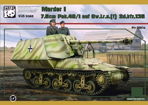 Marder I 7.5cm Pak 40/1 on GW LrS(f) SdKfz 135 Tank Destroyer